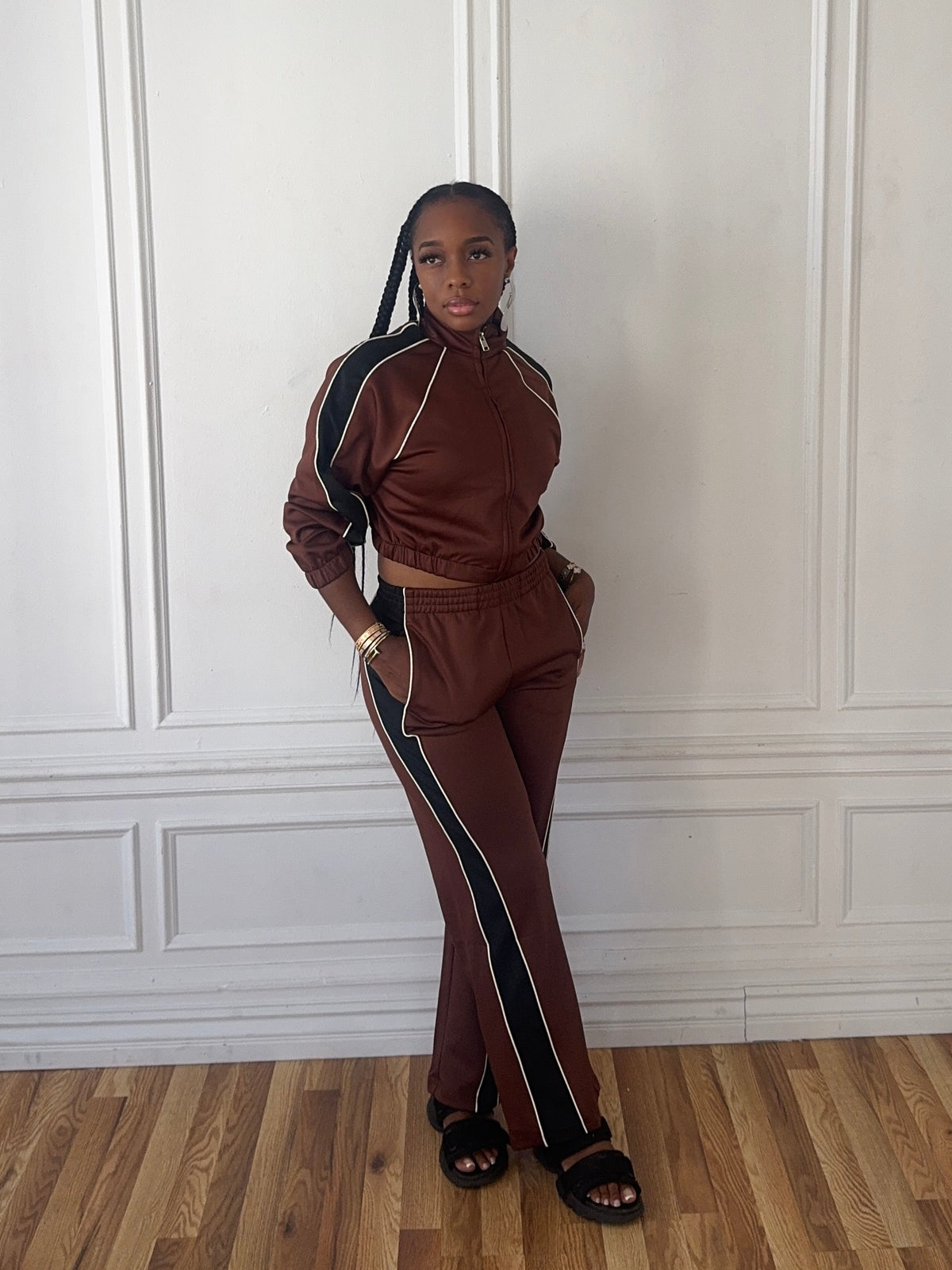 Good Sport : Pant Set | Brown