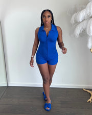 Summers Coming : Playsuit ( Royal Blue)