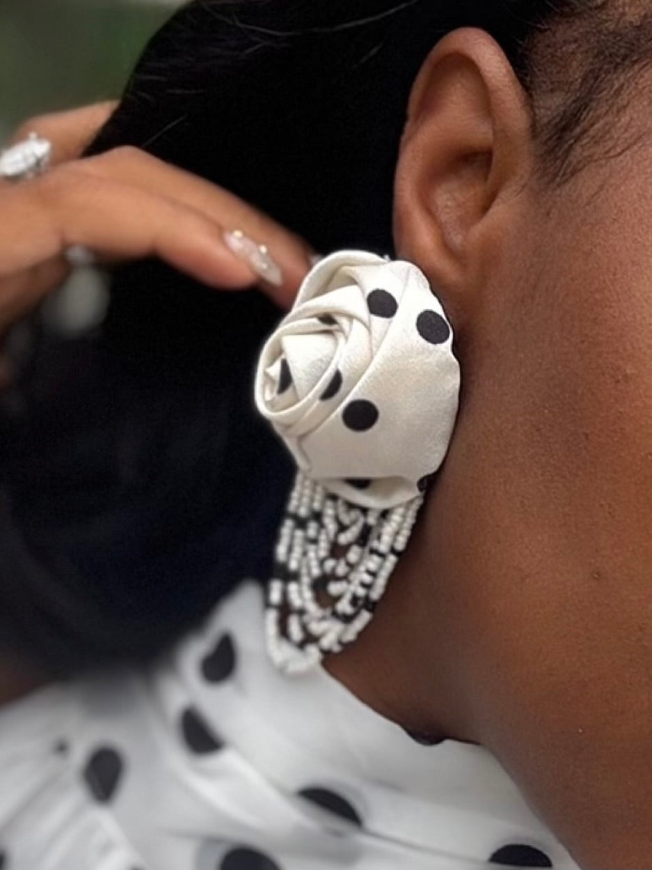 Rosette Earrings