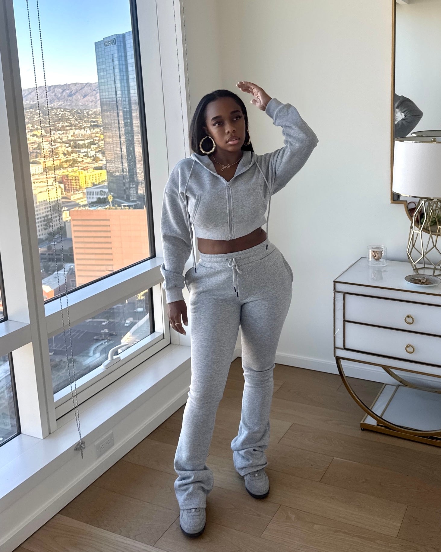Extended Sweatsuit (Heather Grey)