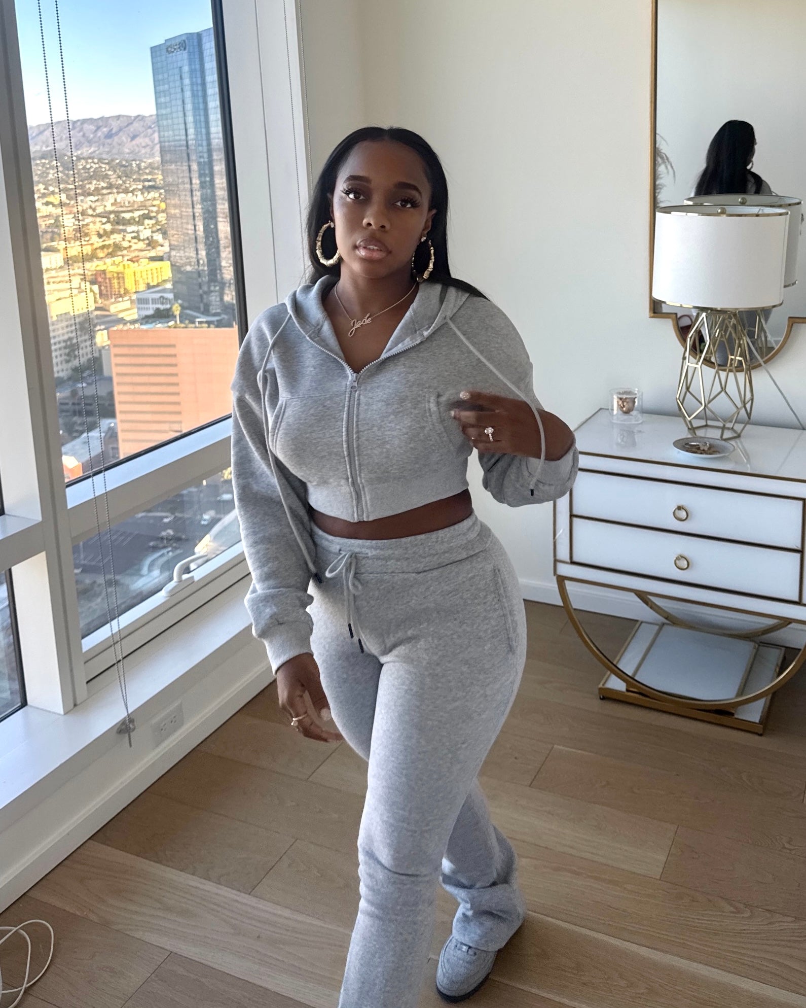 Extended Sweatsuit (Heather Grey)