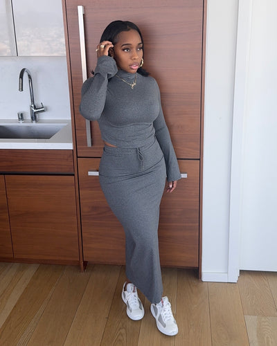 Casual Bae : Set (Charcoal)