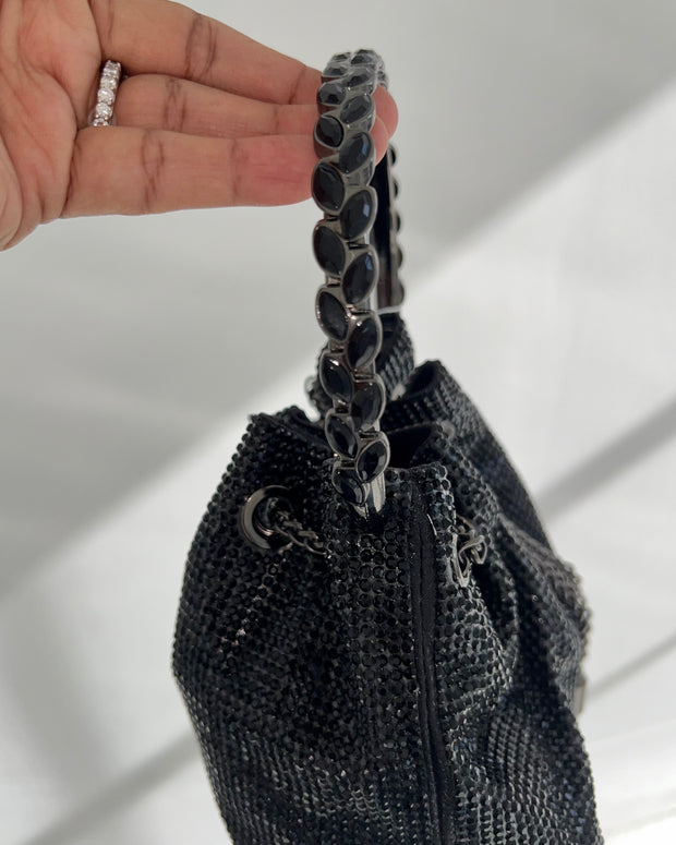 Rhinestone Bucket Bag