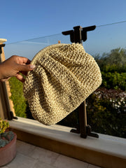 Raffia Pouch