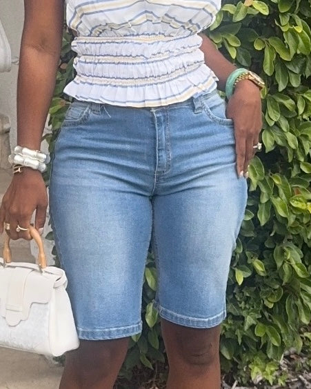 Perfect Fit Denim Shorts