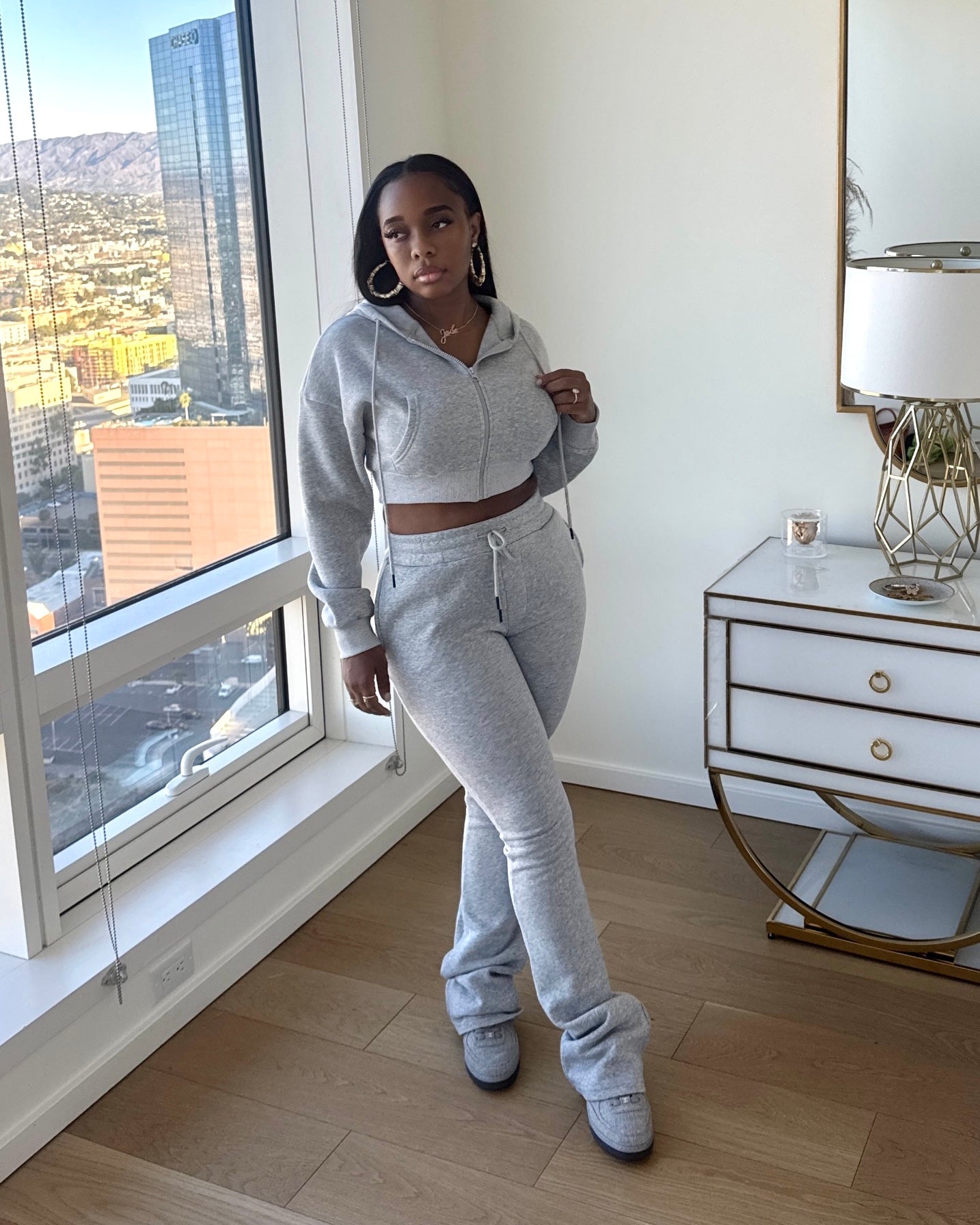 Extended Sweatsuit (Heather Grey)