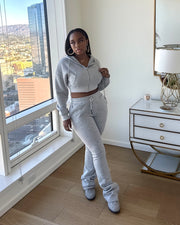 Extended Sweatsuit (Heather Grey)