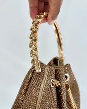 Rhinestone Bucket Bag