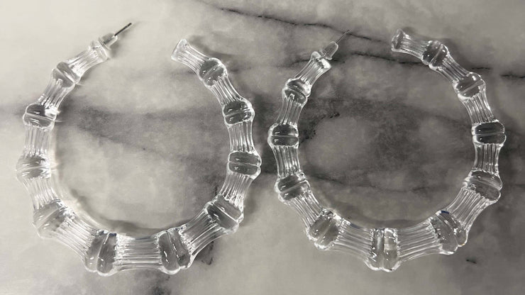 Clear Bamboo : Earrings