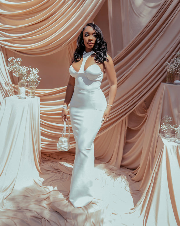 Fine Print : Maxi Dress