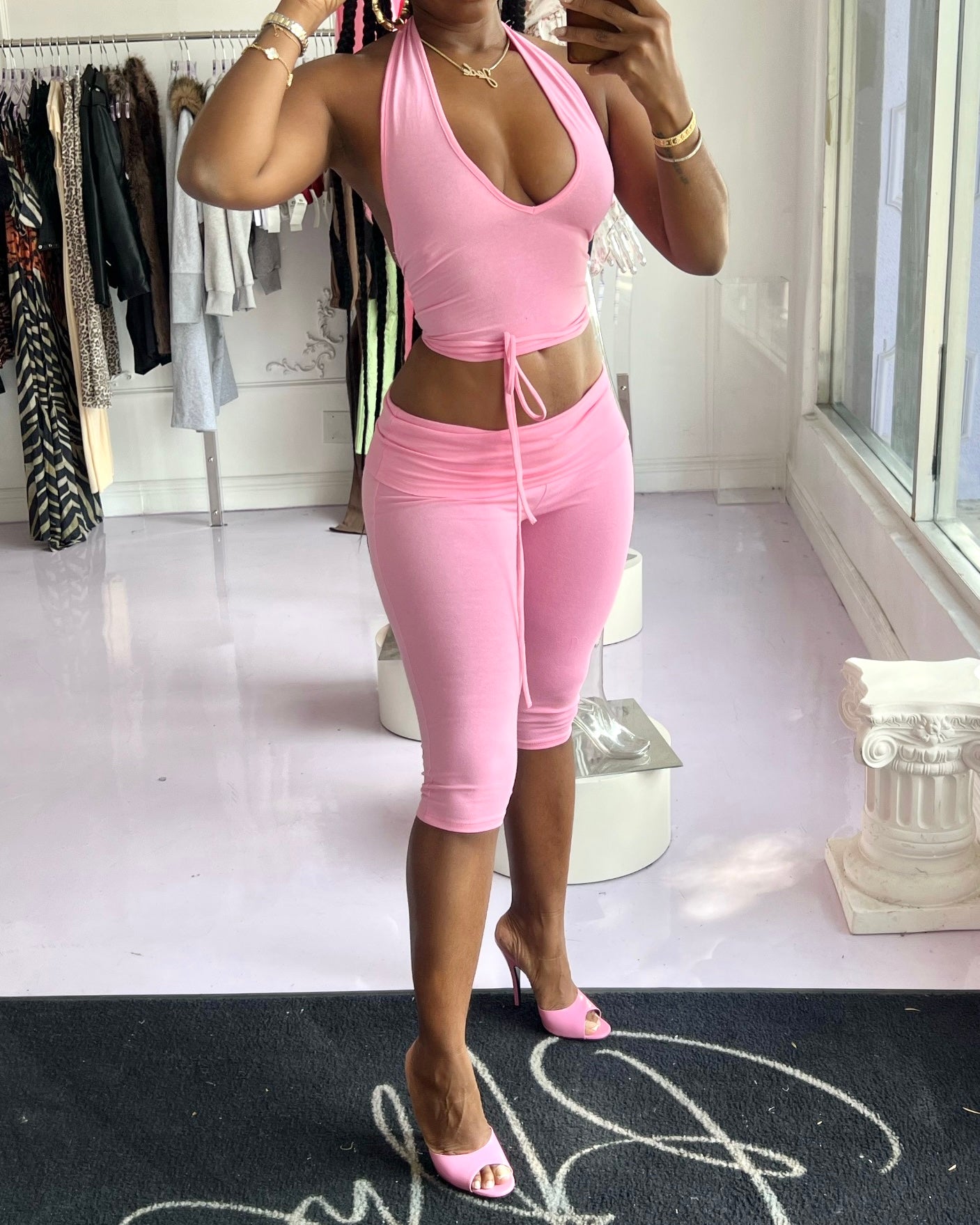 Cali Capri : Set (Pink)