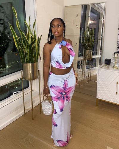 Aloha : Maxi Skirt Set