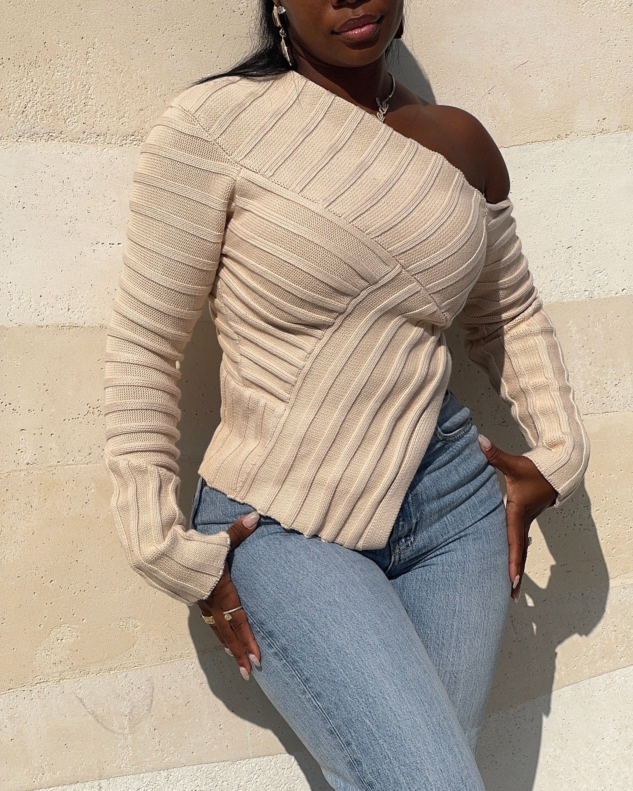 Sculpt : Knit Top