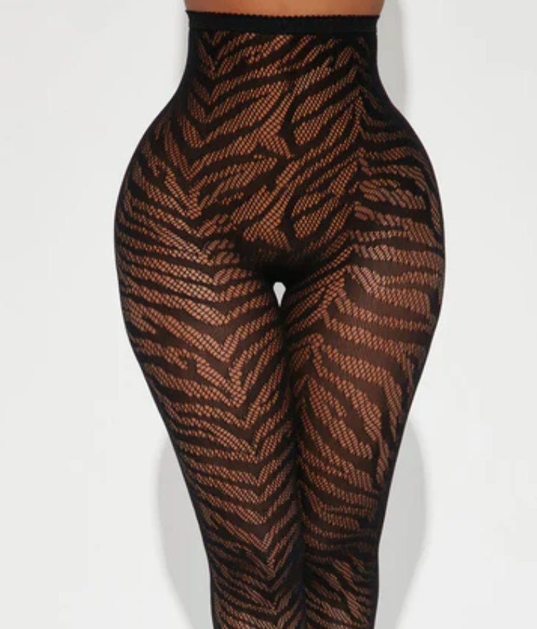 Textured Motion Stockings