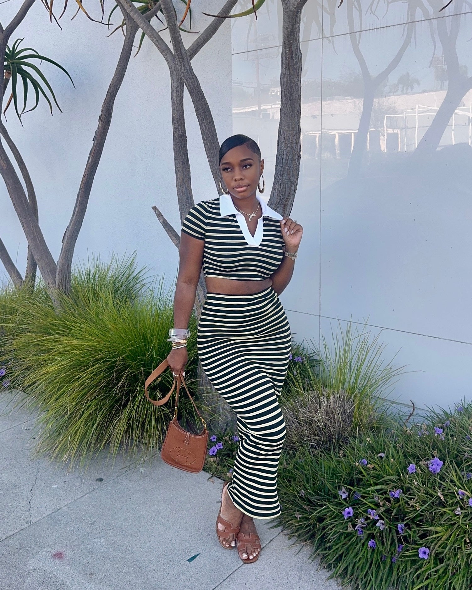 Classic Collar : Skirt Set