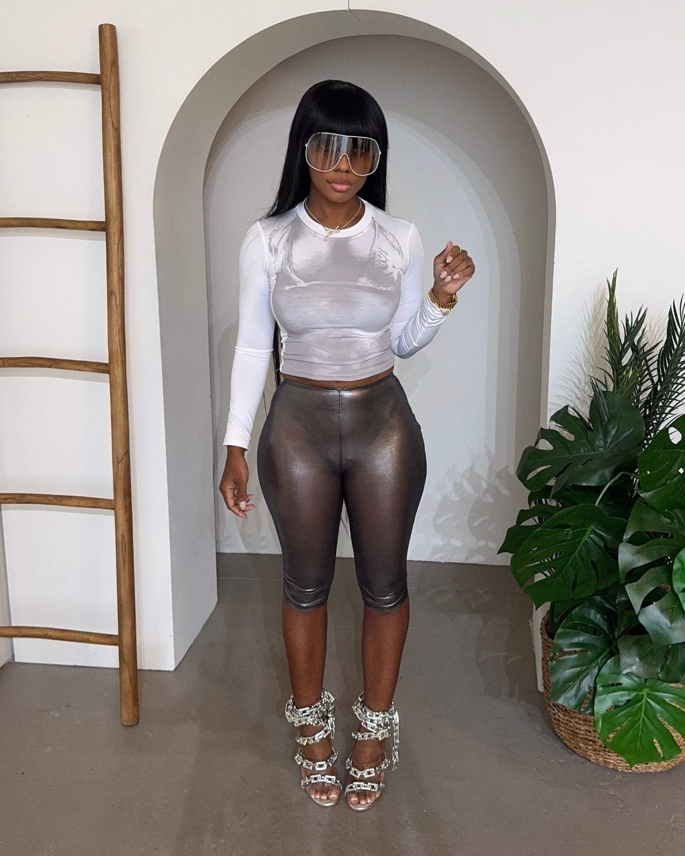 Glass Skin : Capri Pants