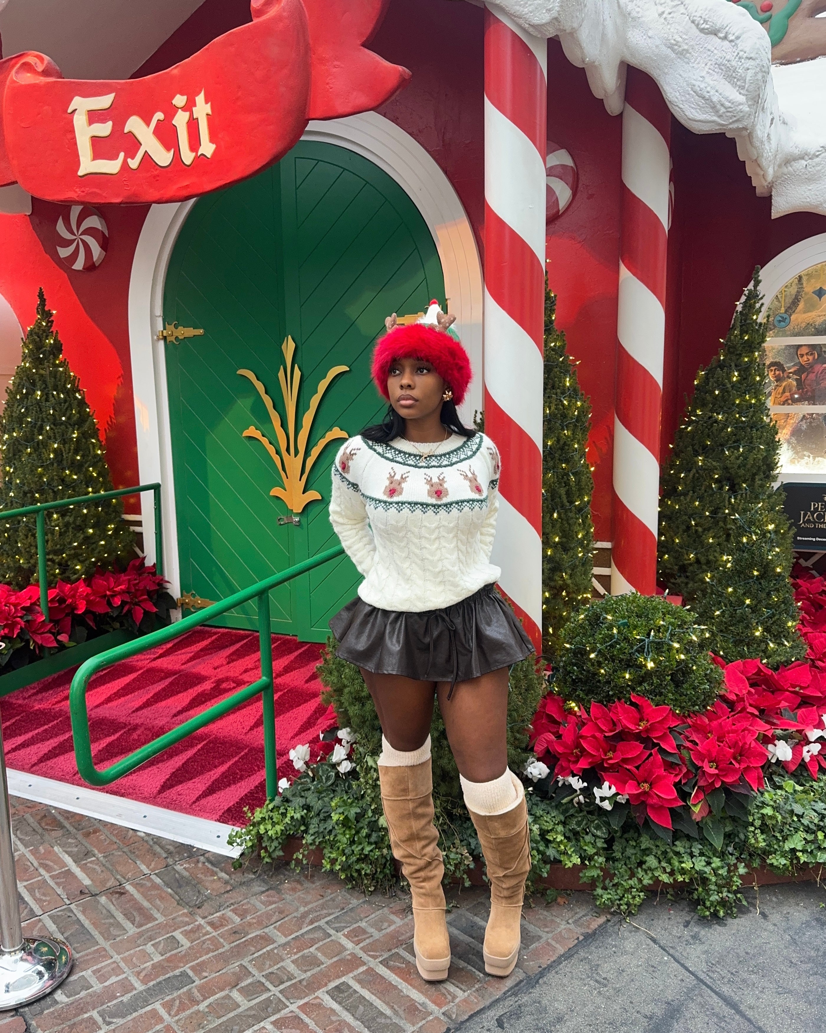 Cozy Reindeer : Knit Sweater