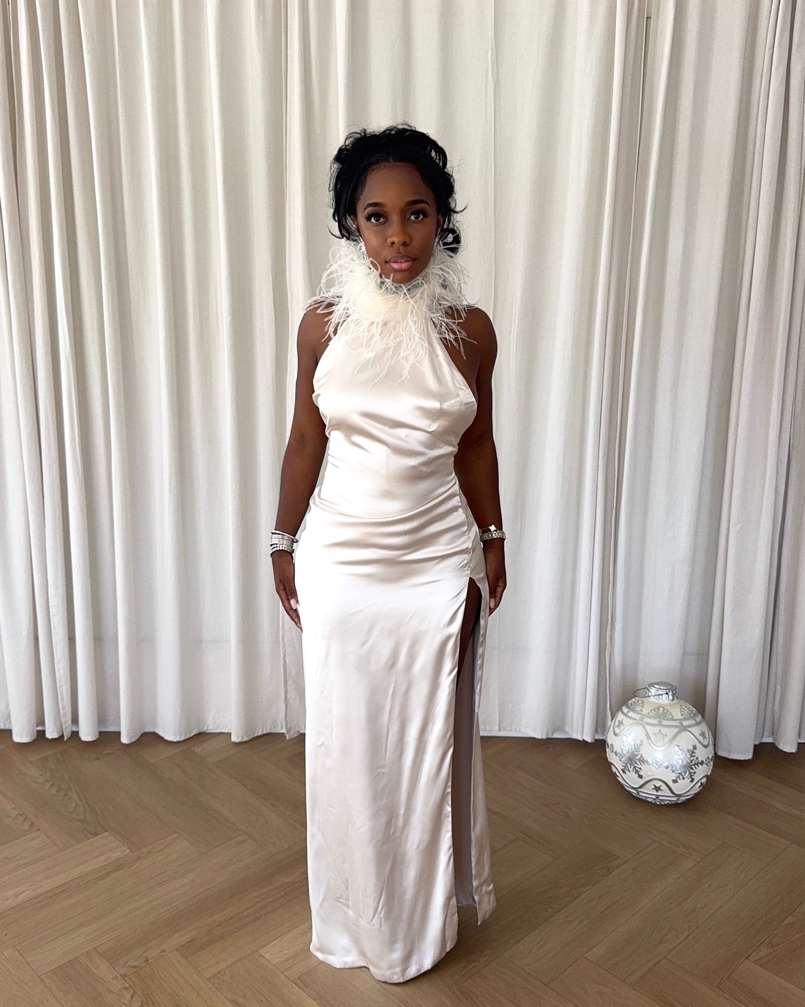 Satin Soirée : Gown