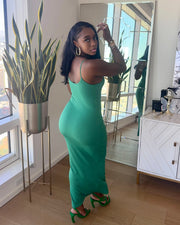 Summer Maxi Dress (Green)