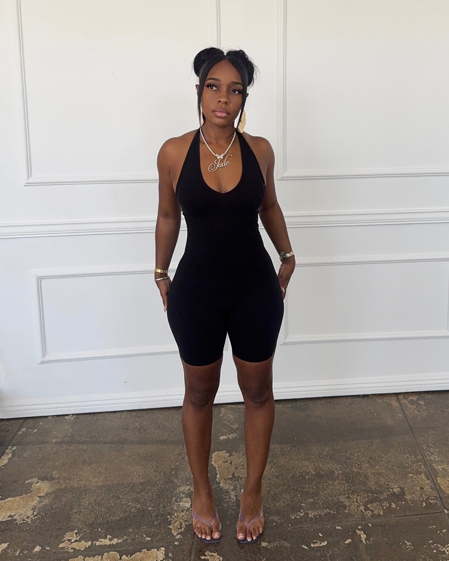On Repeat : Halter Romper