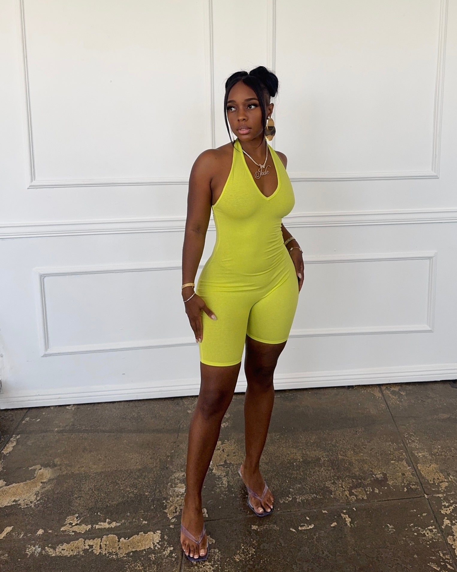 On Repeat : Halter Romper