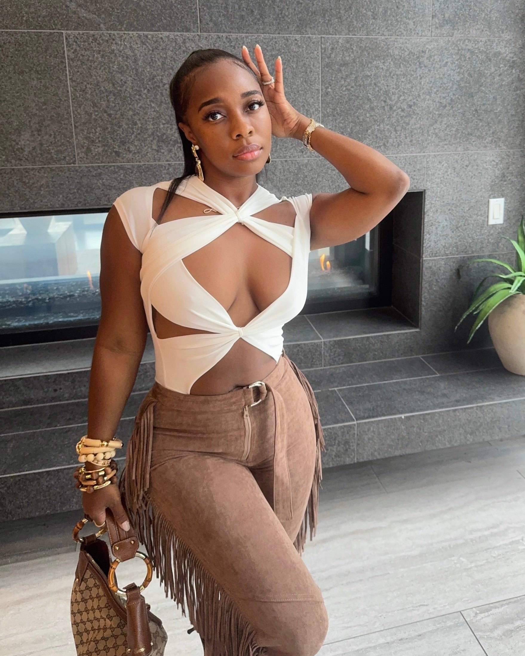 Cross My Heart : Bodysuit Top