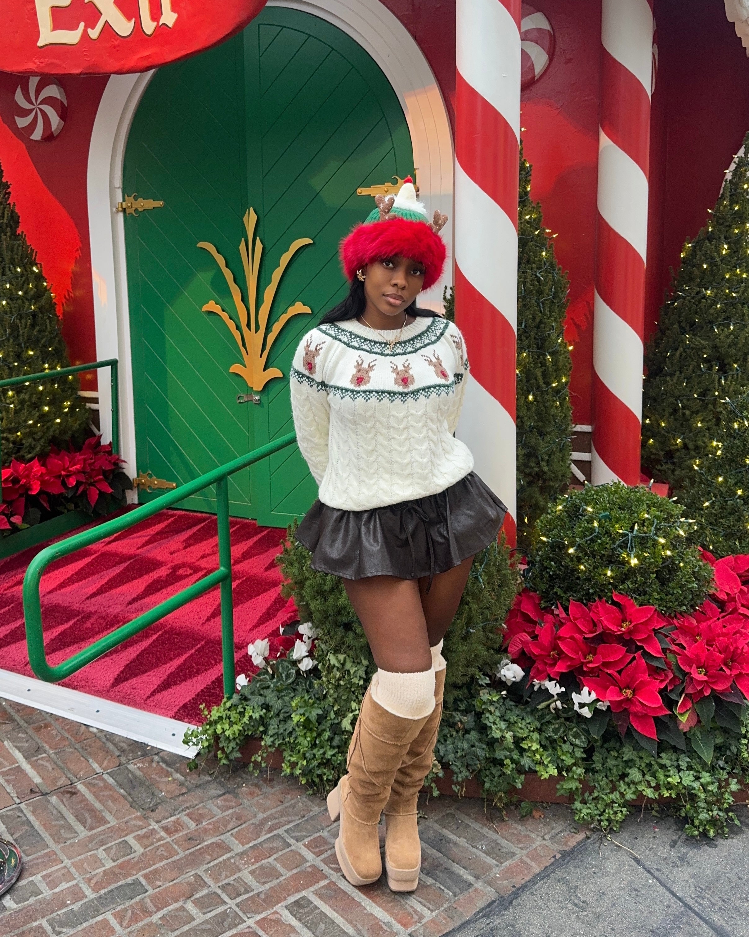 Cozy Reindeer : Knit Sweater