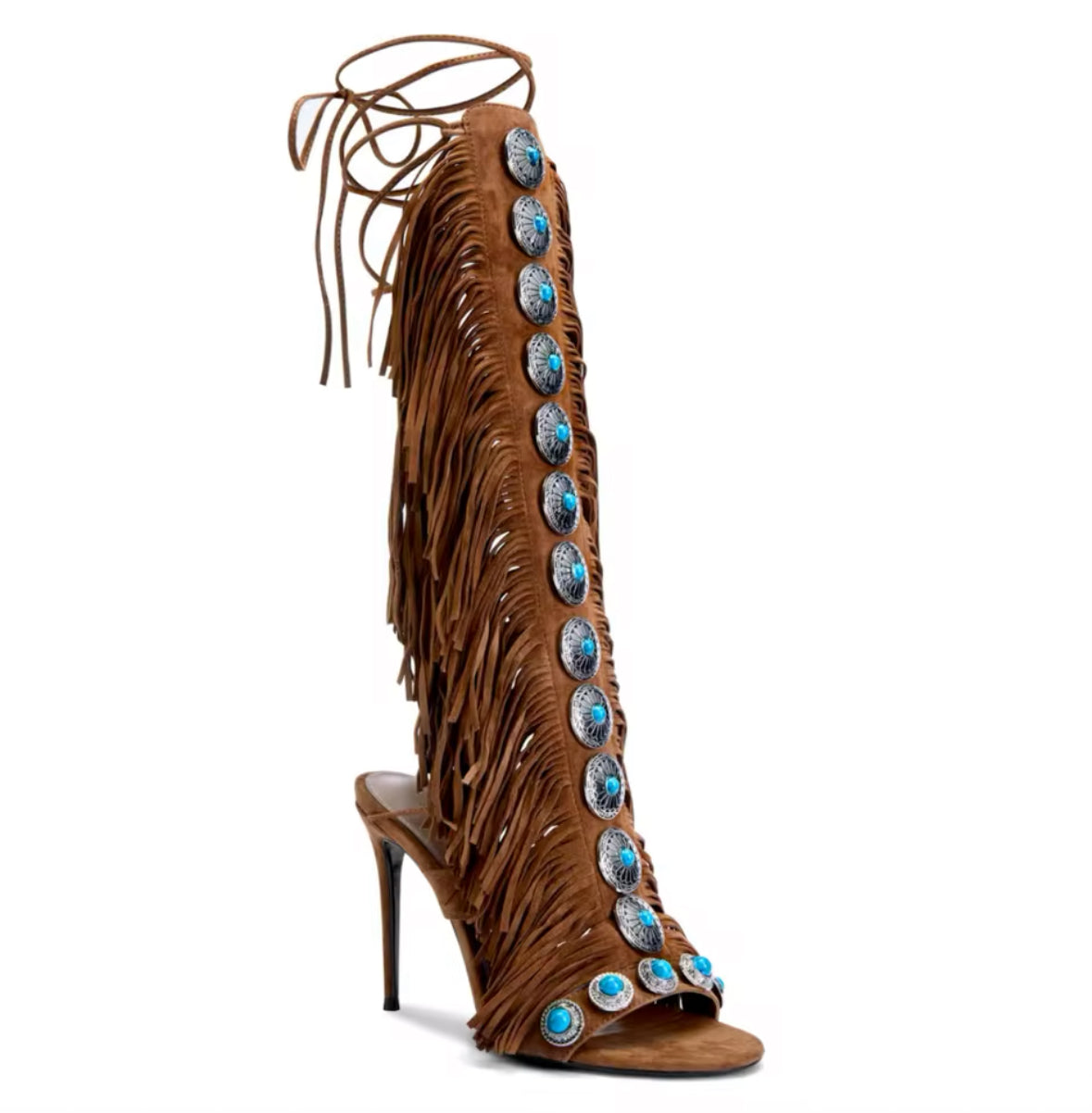 Rodeo Girl : Fringe Sandals (EST Ship Date 05/14)