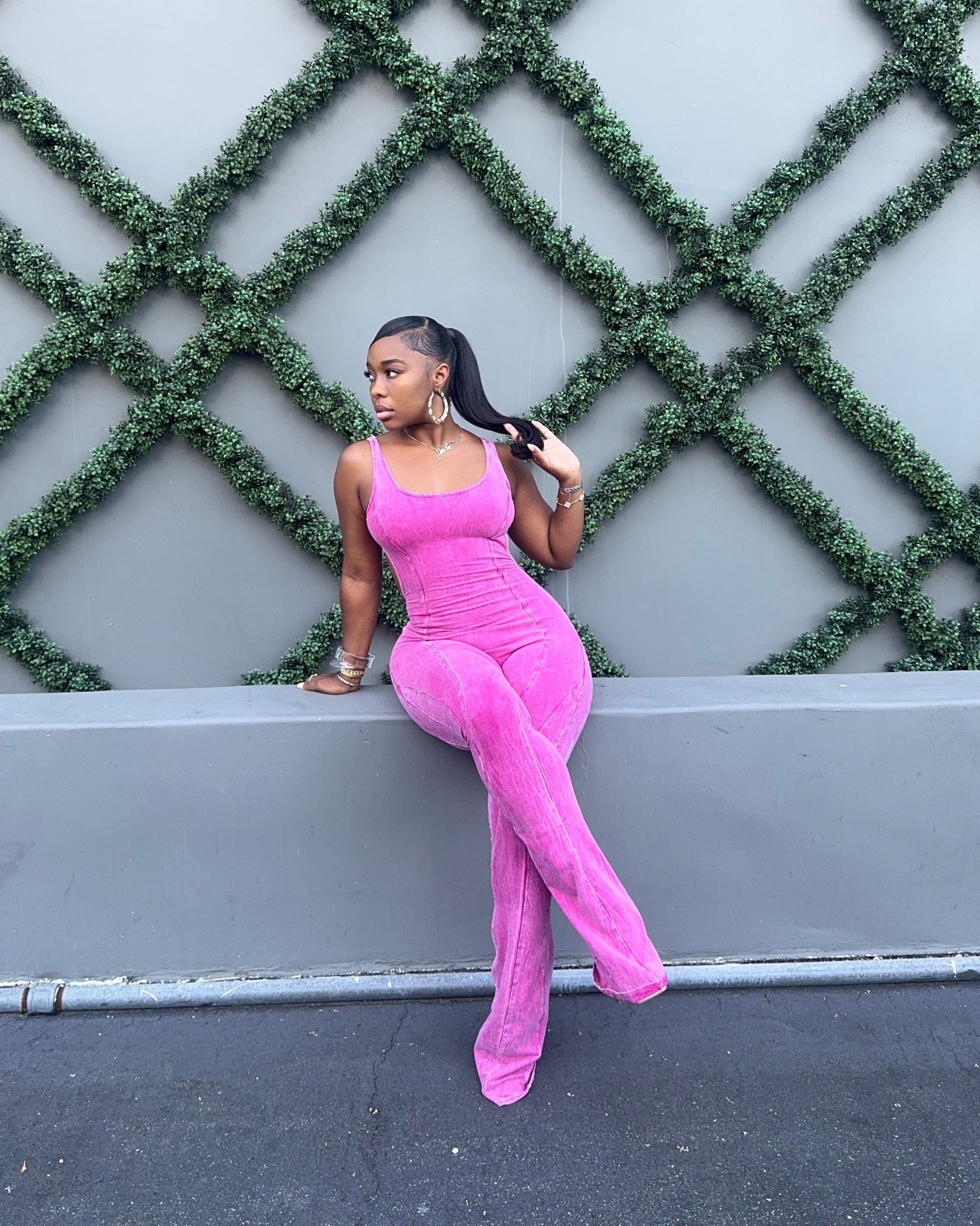 Crush On You : Jumpsuit (LIMITED) Purple