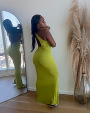 Muse Maxi : Dress (Lime)