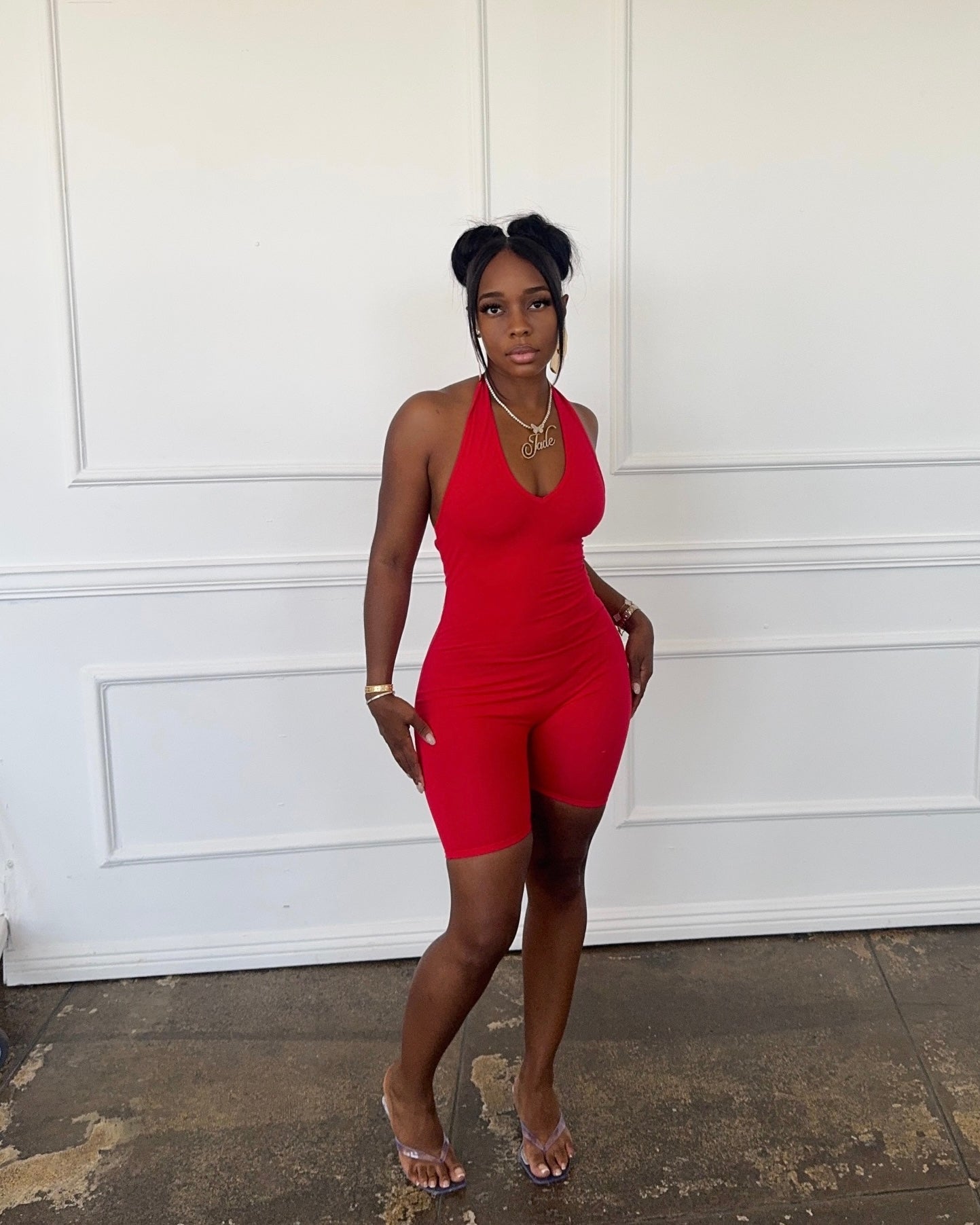 On Repeat : Halter Romper