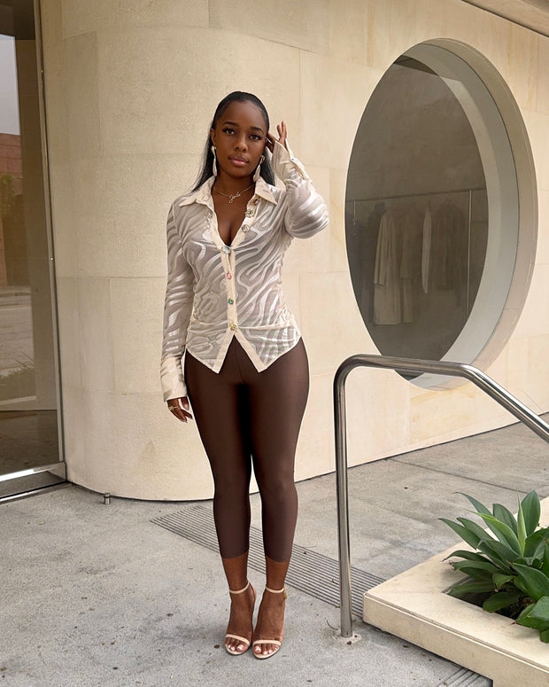 Nylon Capri Pants