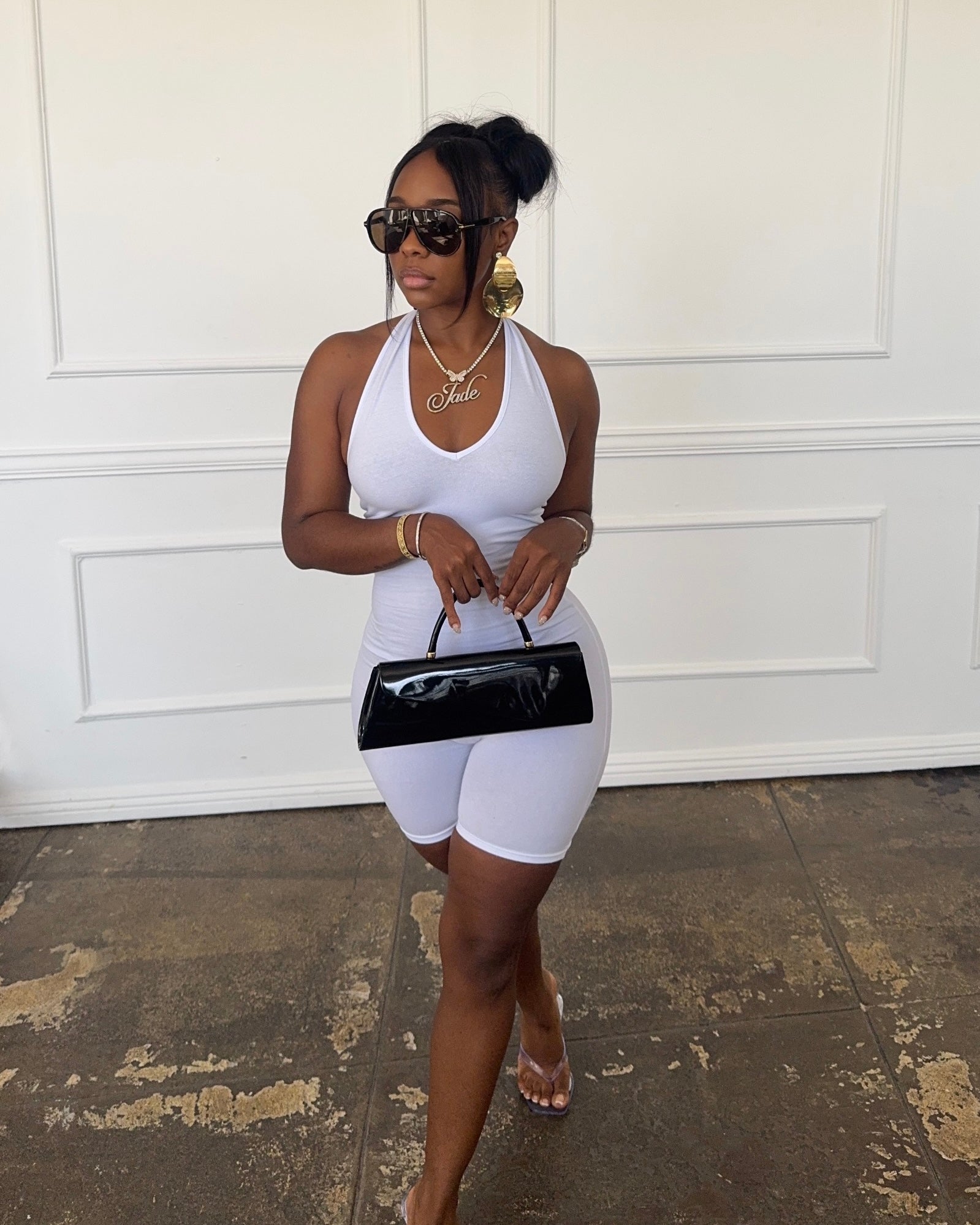 On Repeat : Halter Romper