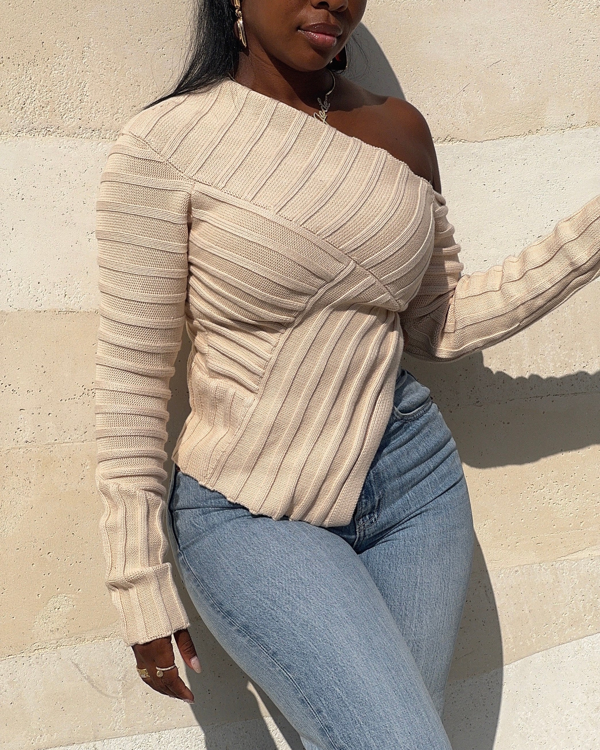 Sculpt : Knit Top
