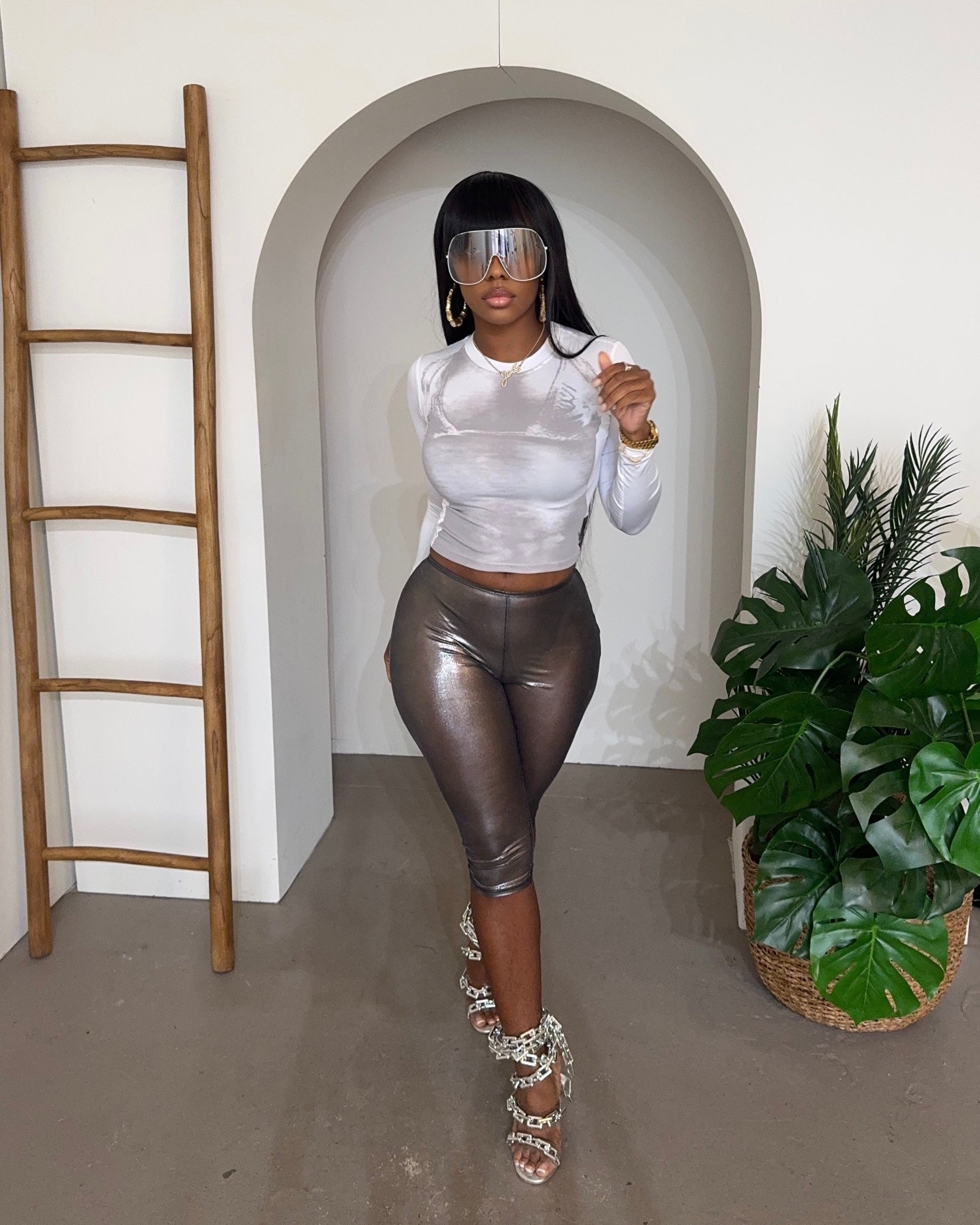 Glass Skin : Capri Pants