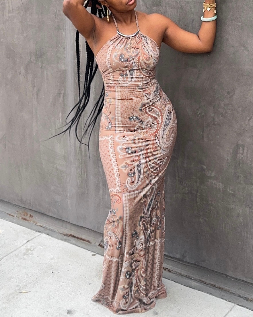 Soft Paisley : Maxi Dress