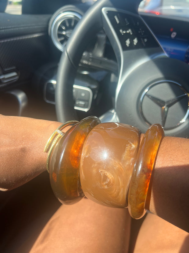 Amber Aura Bangles