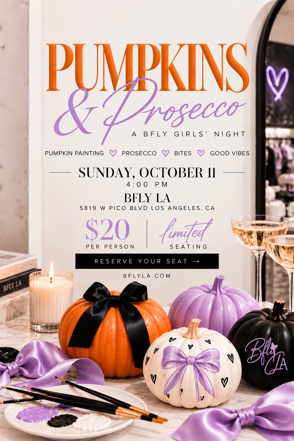 Pumpkins & Prosecco : BFLY Girls’ Night