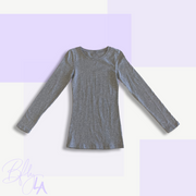 BAEsics : Long Sleeve V-Neck Tee