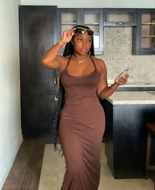 Racer Back Maxi Dress