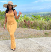 Racer Back Maxi Dress