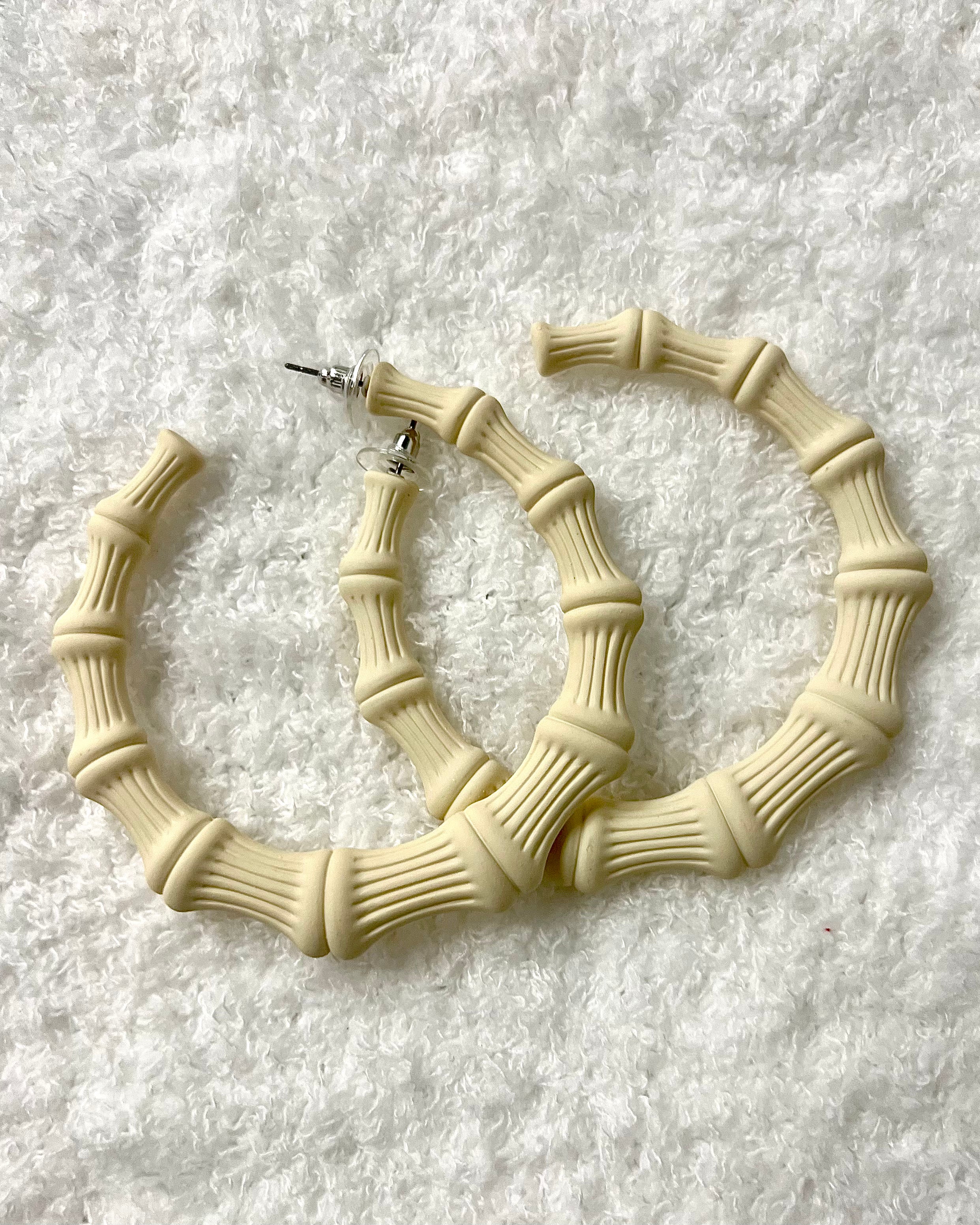 Coated Bamboo : Earrings