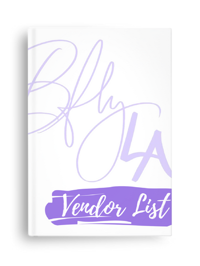 BFly LA Vendor List