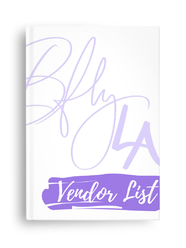 BFly LA Vendor List